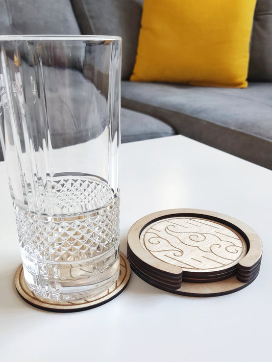 Set de posavasos "Elements" (pack de 4)