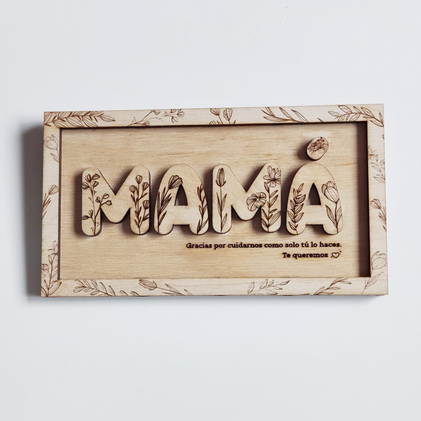 Marco en relieve "Mamá"