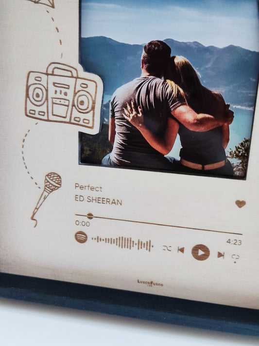 Marco de fotos "Nuestra canción"