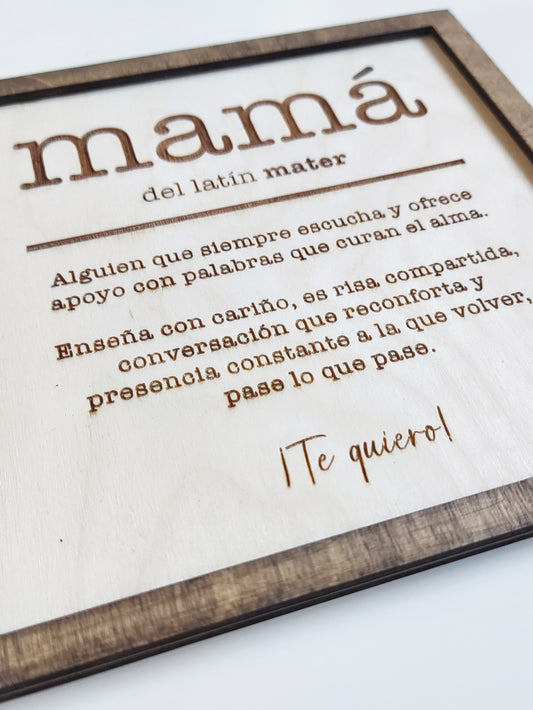 Marco "Significado" para mamá