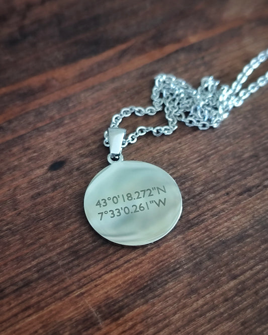 Colgante "Coordenadas"