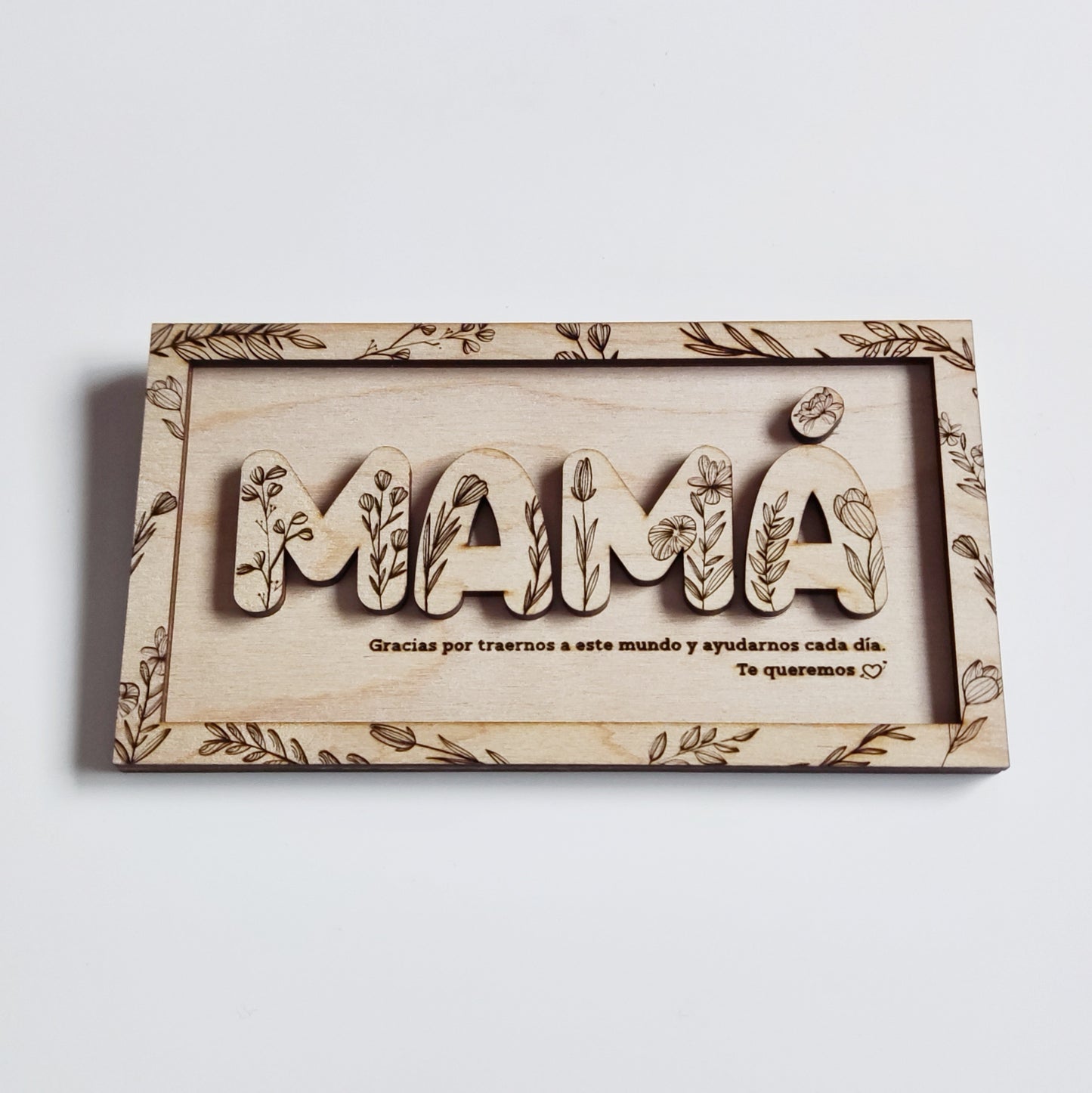 Marco en relieve "Mamá"