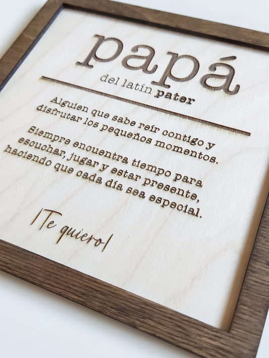 Marco "Significado" para papá