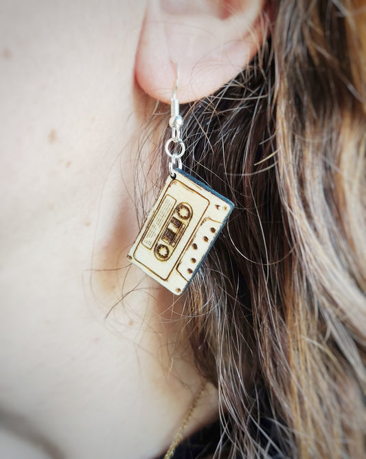 Pendientes Retro Casette