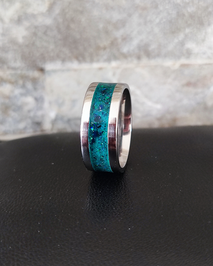 Anillo "Fragas do Eume" (8 mm) · Brilla en la oscuridad
