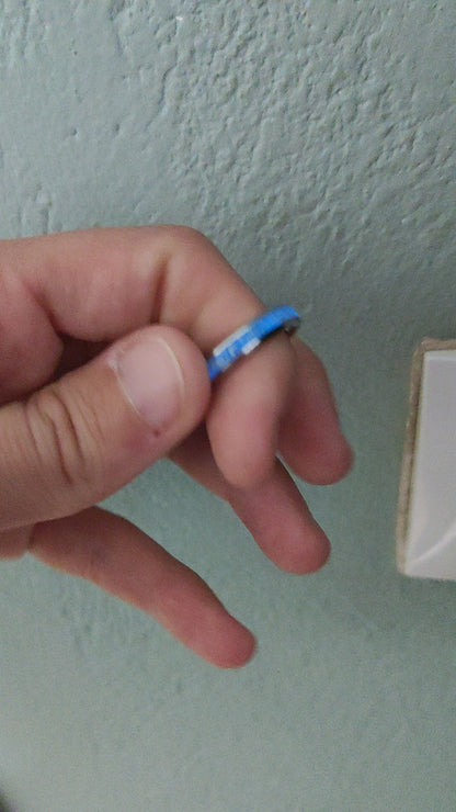 Anillo "Mar de ardora" (Fino 4mm)