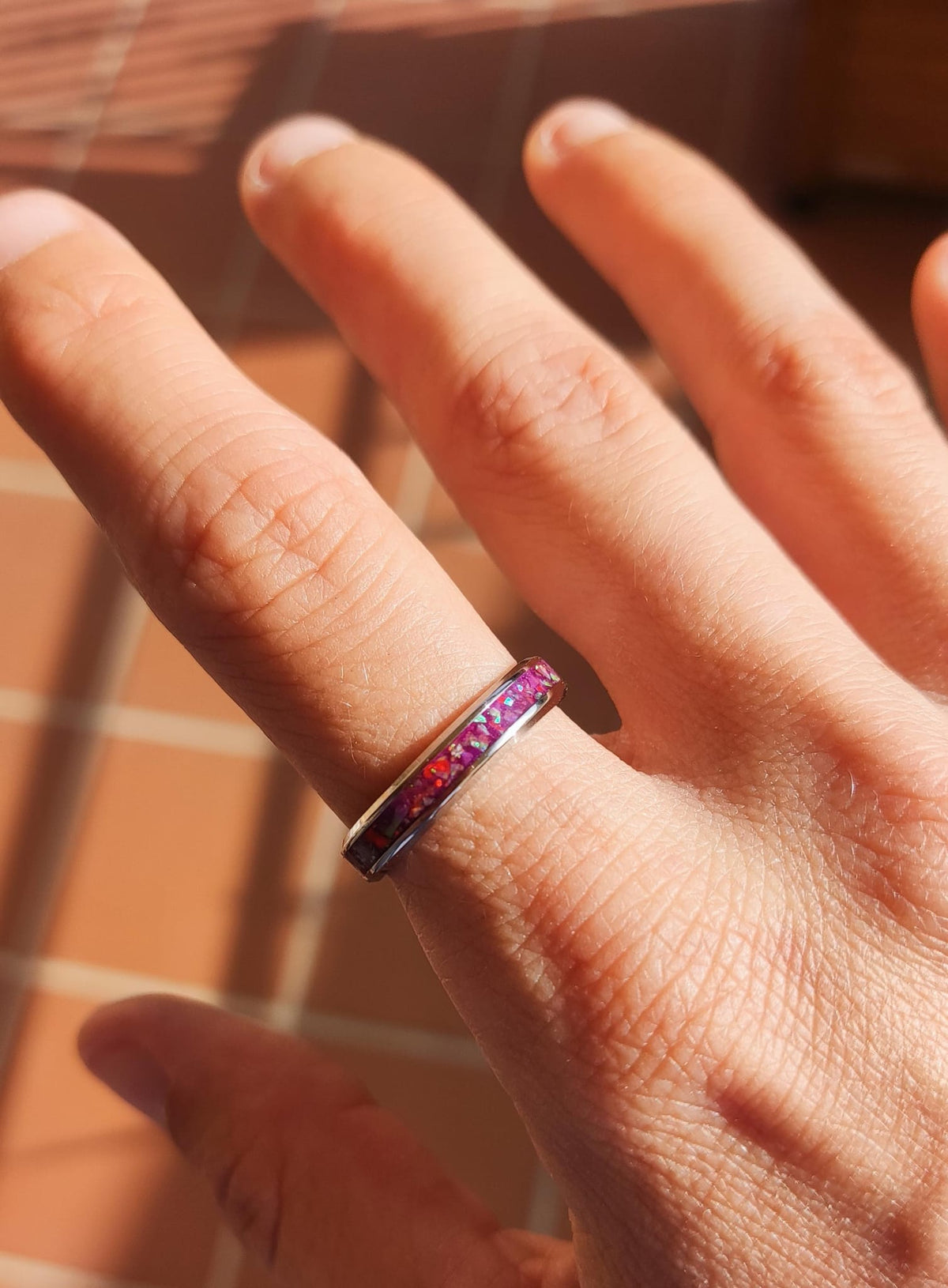 Anillo "Pulpo á feira" (Fino 4mm)