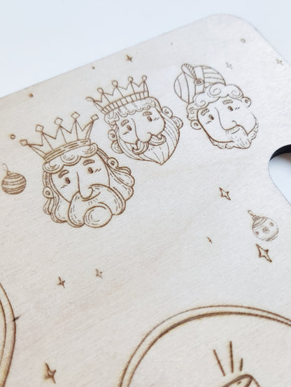 Bandeja Papá Noel y Reyes Magos