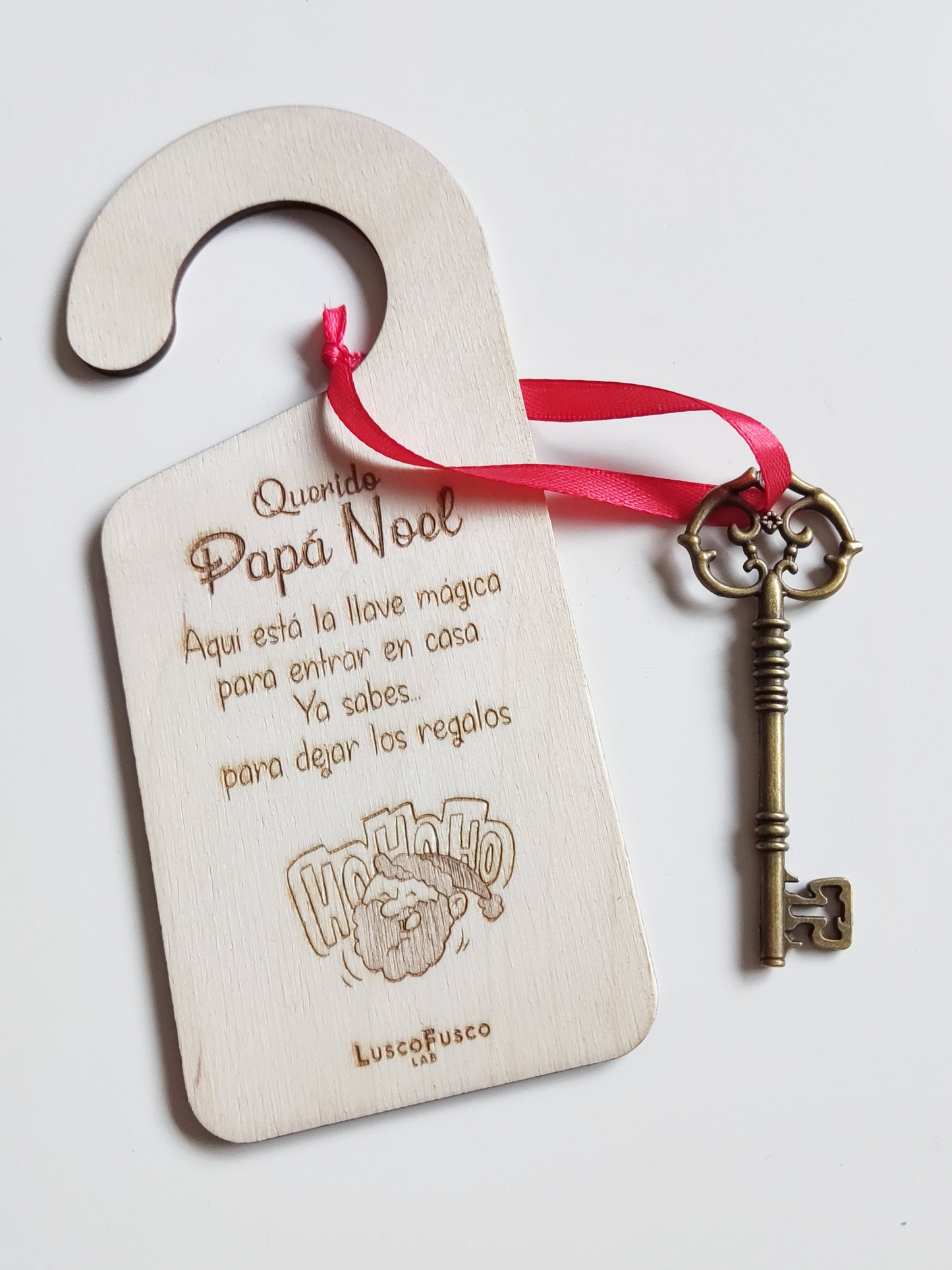 Colgador "Papá Noel" + llave mágica