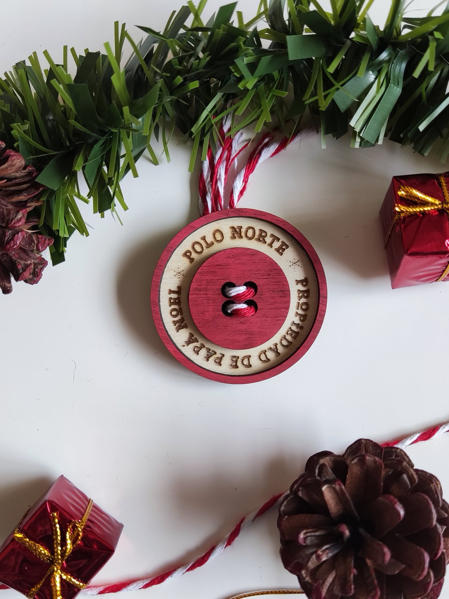 Botón perdido de Papá Noel