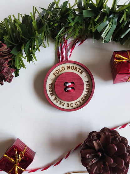 Botón perdido de Papá Noel