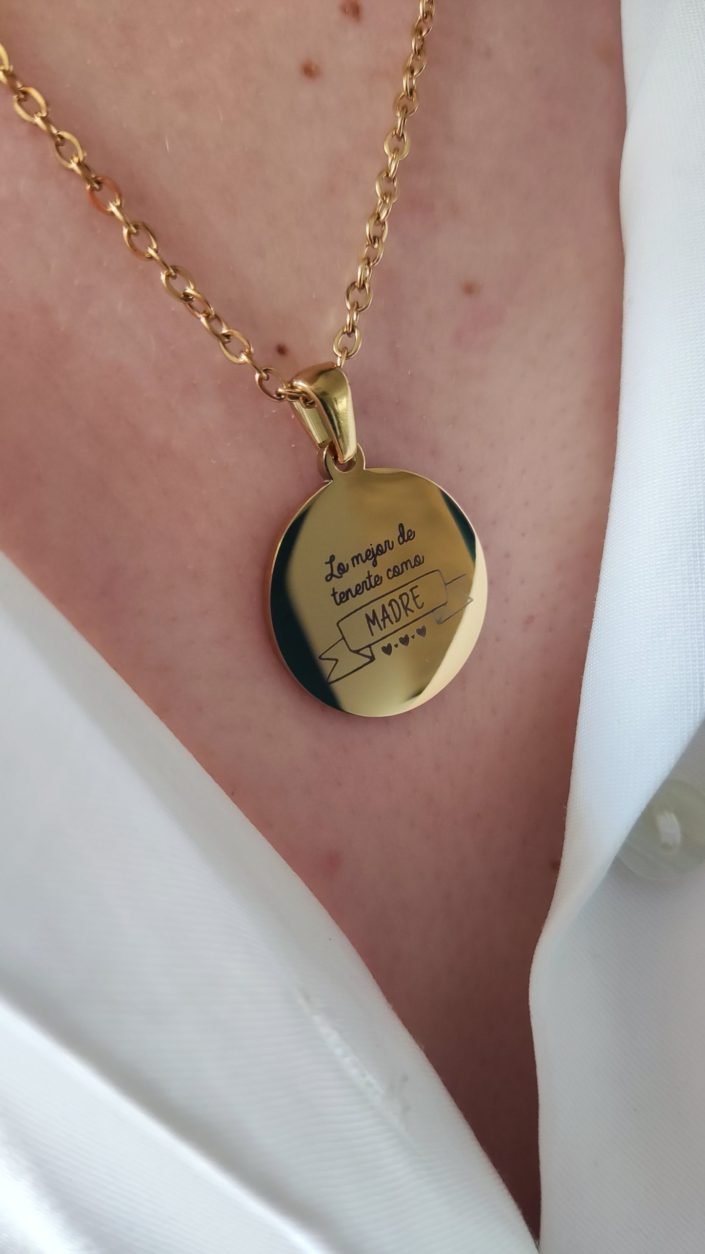 Colgante "Lo mejor de tenerte"
