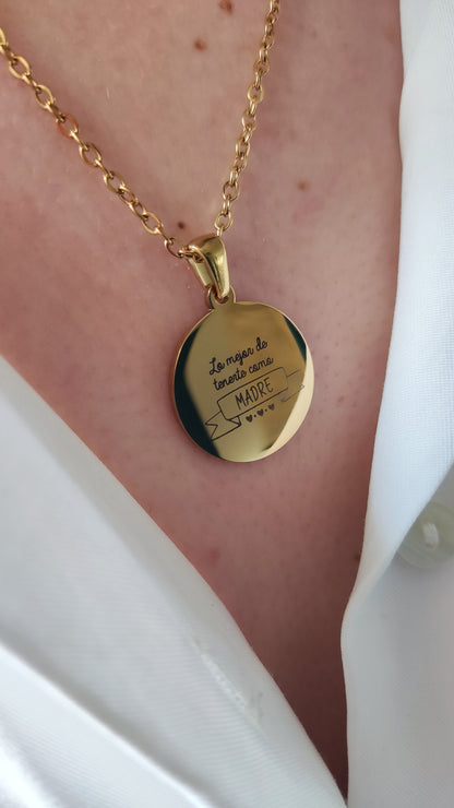 Colgante "Lo mejor de tenerte"