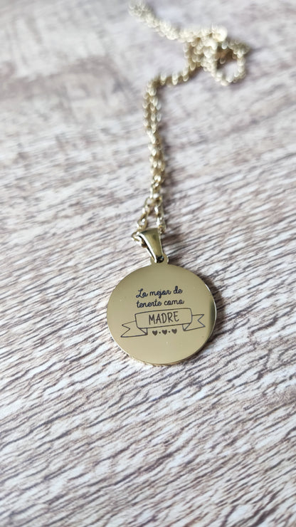 Colgante "Lo mejor de tenerte"