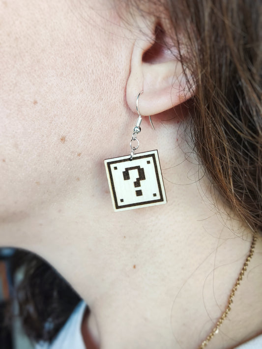 Pendientes "Question Block"