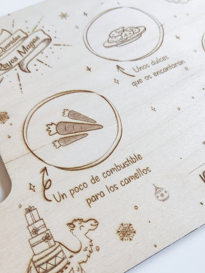 Bandeja Papá Noel y Reyes Magos