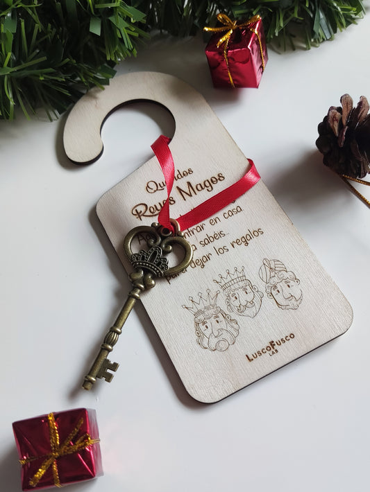 Colgador "Reyes Magos" + llave mágica