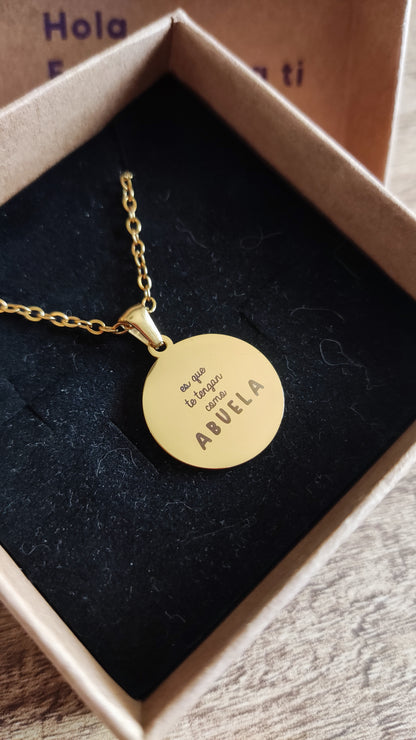 Colgante "Lo mejor de tenerte"