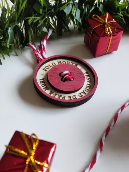 Botón perdido de Papá Noel