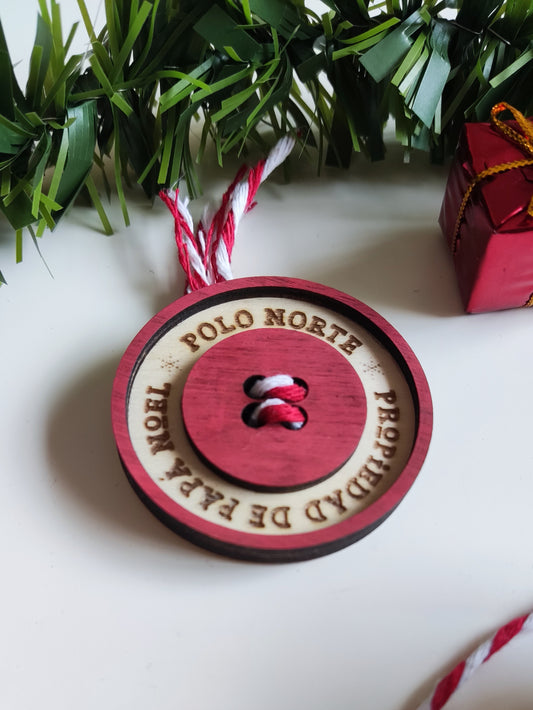 Botón perdido de Papá Noel