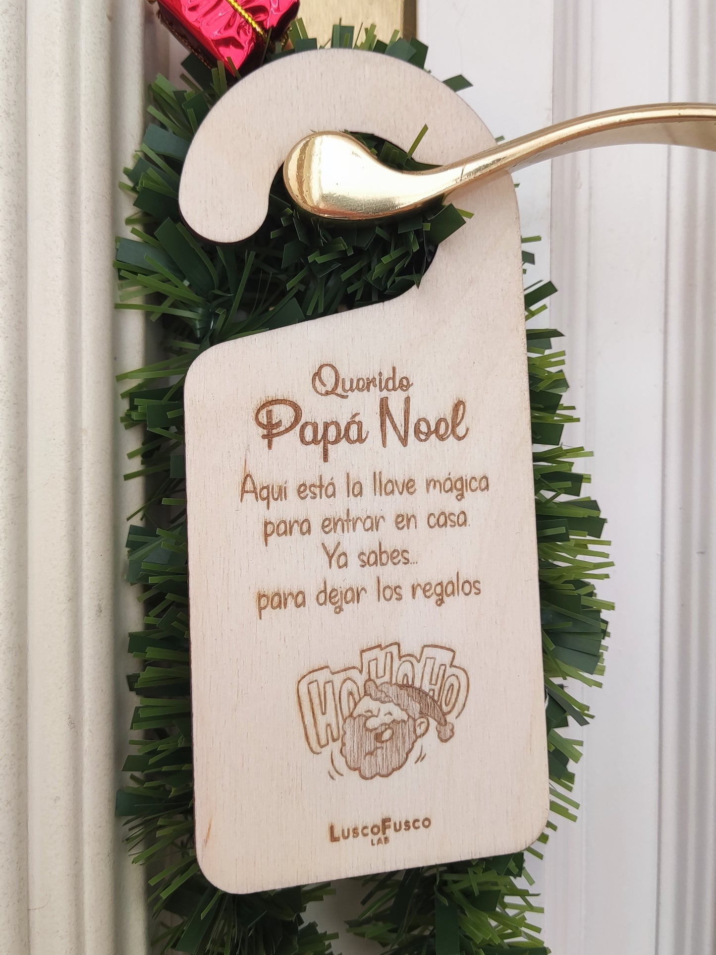 Colgador "Papá Noel" + llave mágica