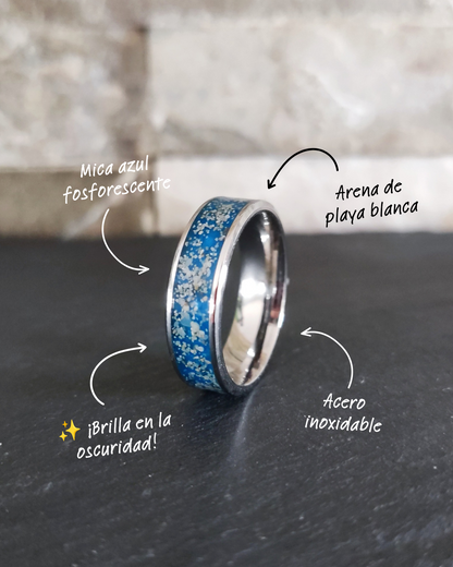 Anillo "Mar de ardora" (Medio 6mm)
