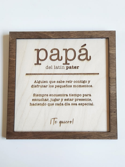 Marco "Significado" para papá