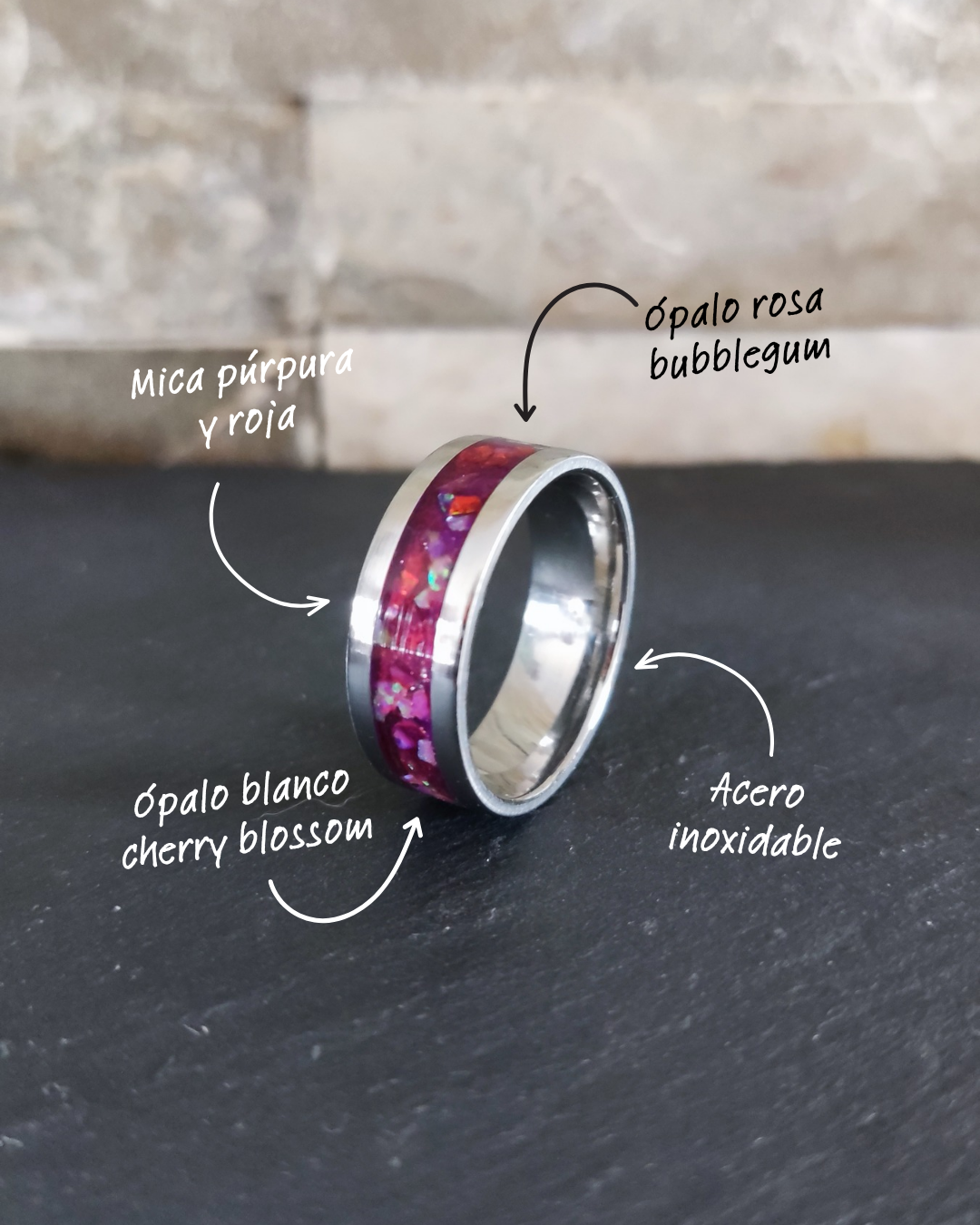 Anillo "Pulpo á feira" (Ancho 8mm)