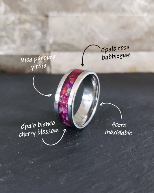 Anillo "Pulpo á feira" (Ancho 8mm)