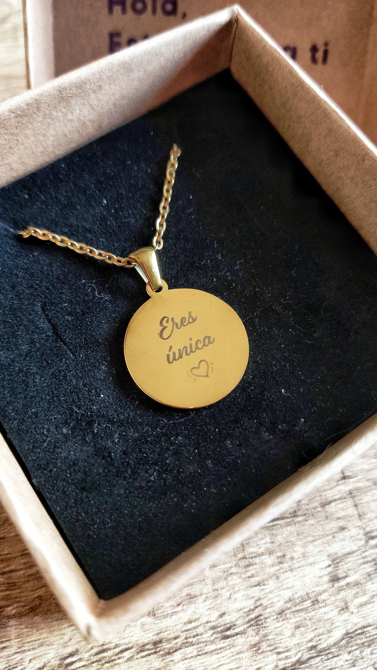 Colgante "Eres única"