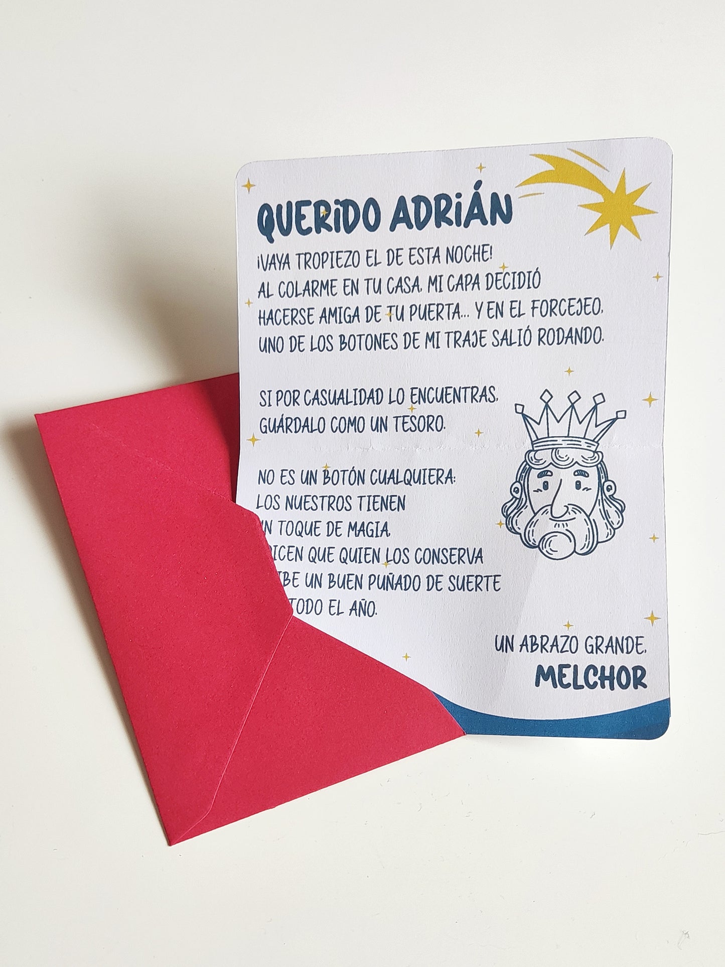 Botón perdido de los Reyes Magos