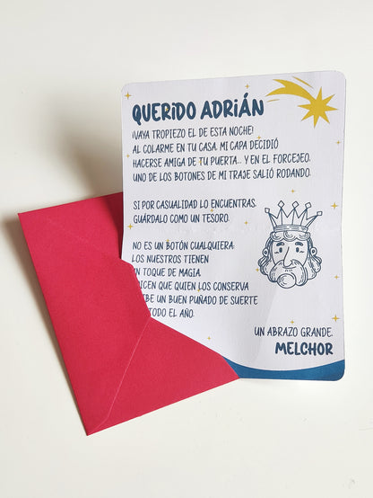 Botón perdido de los Reyes Magos