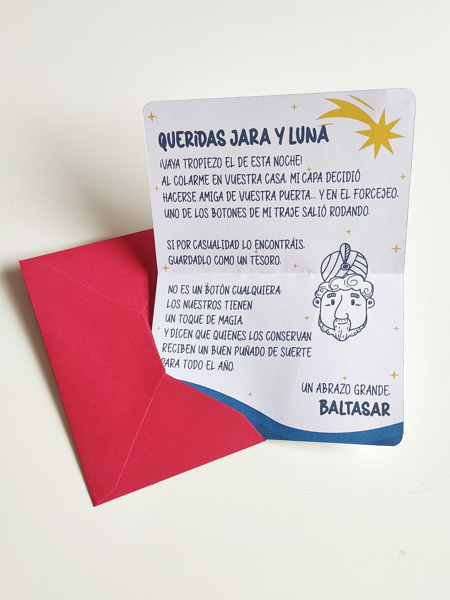 Botón perdido de los Reyes Magos