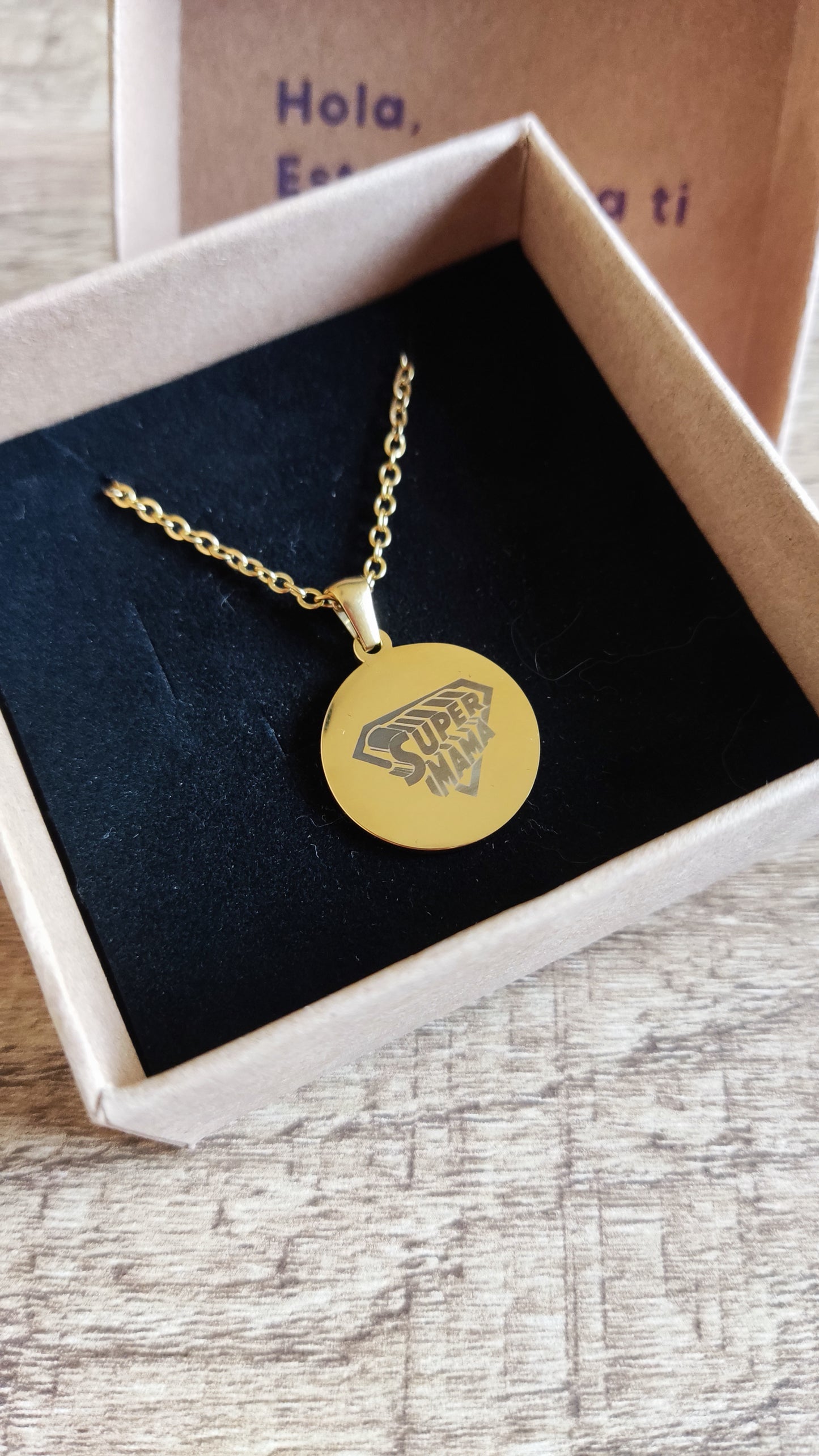 Colgante "Super Mamá"