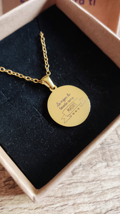 Colgante "Lo mejor de tenerte"