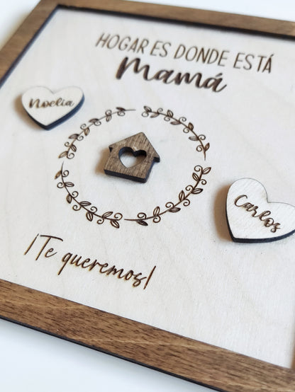 Marco "Hogar" para mamá