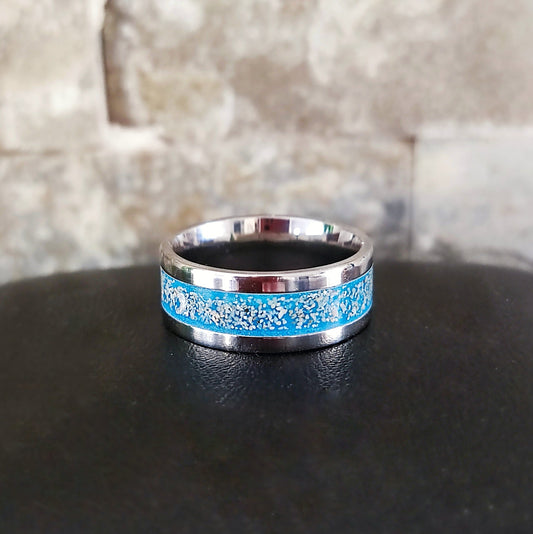 Anillo "Mar de ardora" (Ancho 8mm)