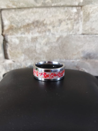 Anillo "Hielo y Fuego" (Ancho 8mm)