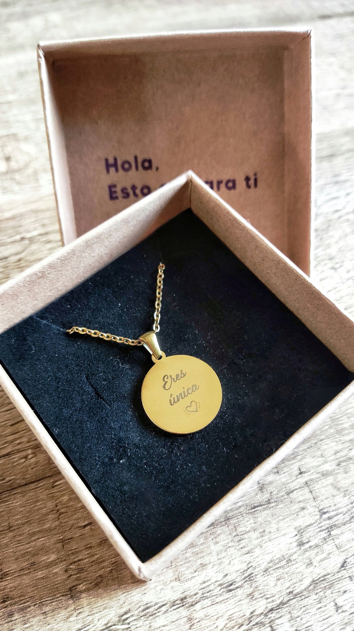 Colgante "Eres única"