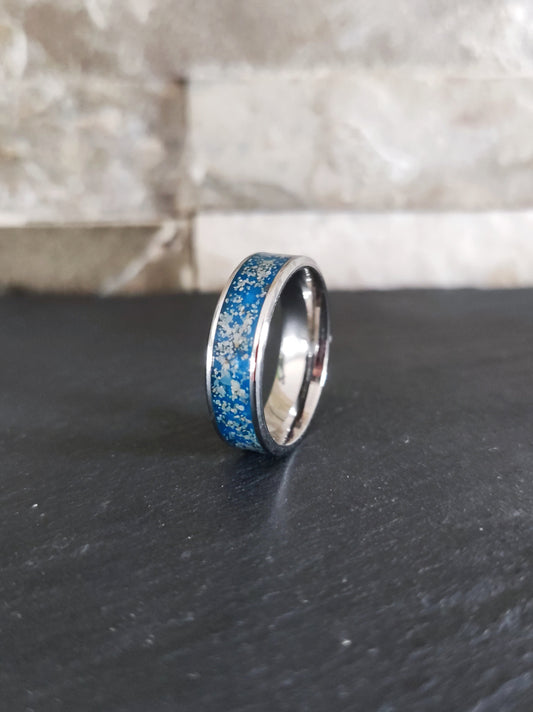 Anillo "Mar de Ardora" (6 mm) · Brilla en la oscuridad