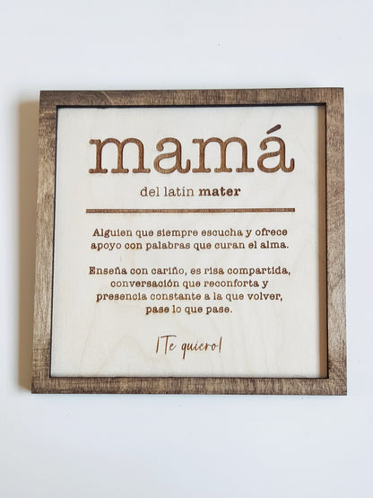 Marco "Significado" para mamá