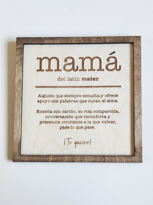 Marco "Significado" para mamá