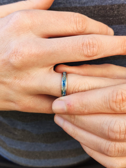 Anillo "Mar de ardora" (Fino 4mm)