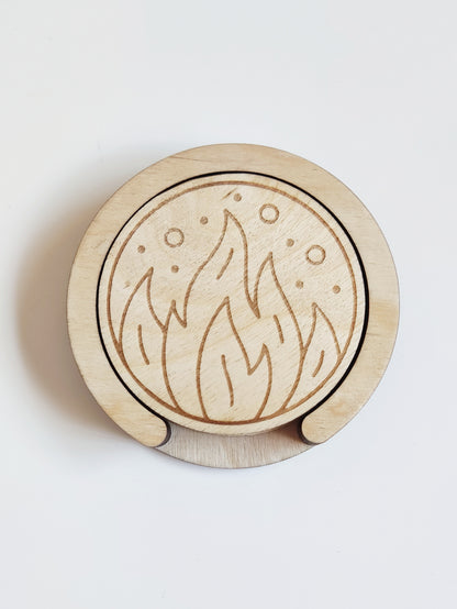 Set de posavasos "Elements" (pack de 4)