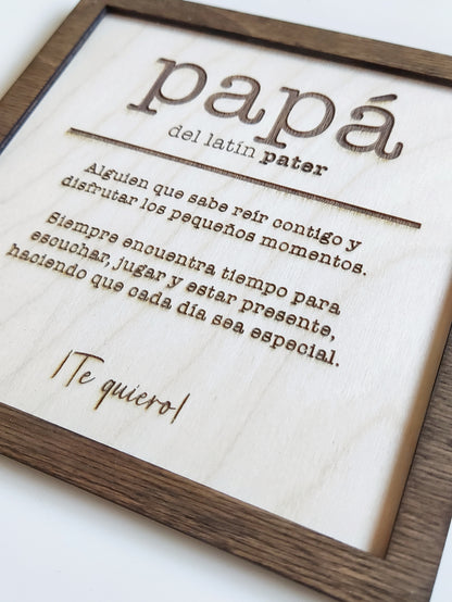 Marco "Significado" para papá